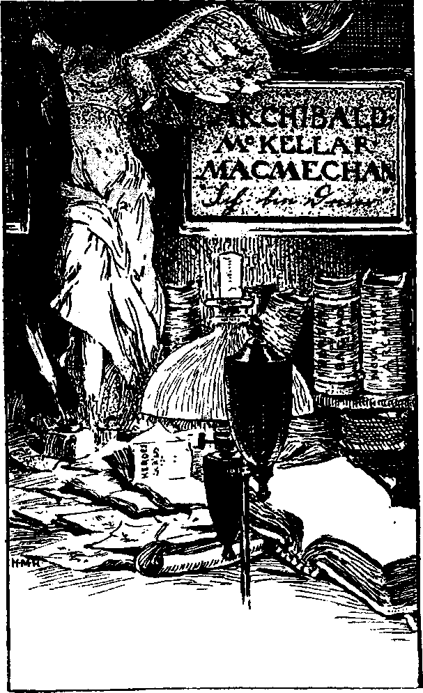 Image of Professor Archibald MacMechan’s book plate.