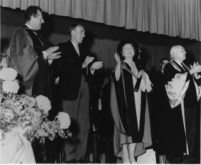 Photograph of Queen Mother at Dalhousie convocation